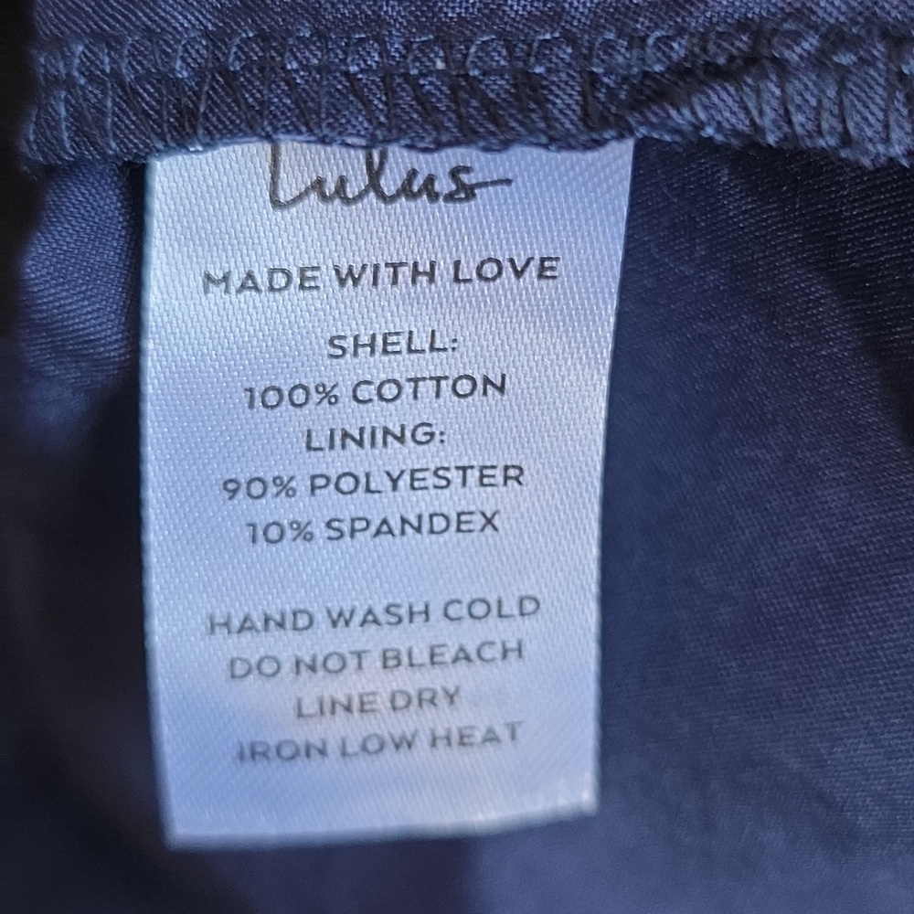 Lulu's Navy Eyelet Smocked Sundress - Picture 10 of 16